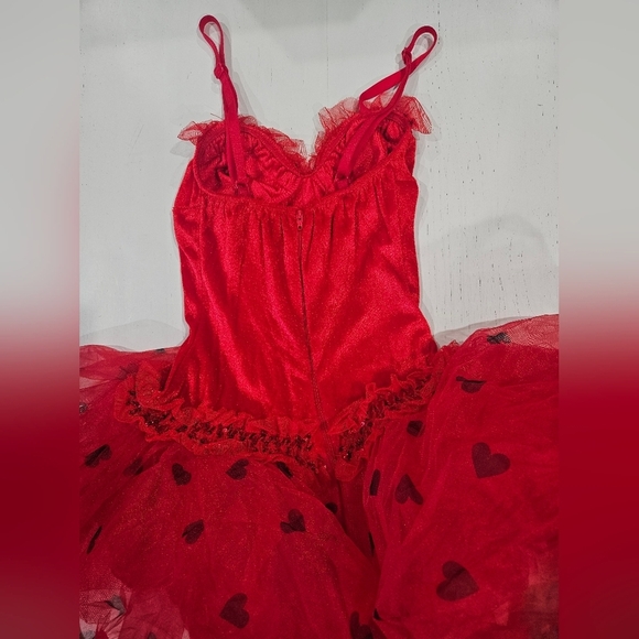 Women's Leg Avenue Sexy Red Velvet love bug costume. DRESS ONLY. Size Xsmall - Picture 4 of 8